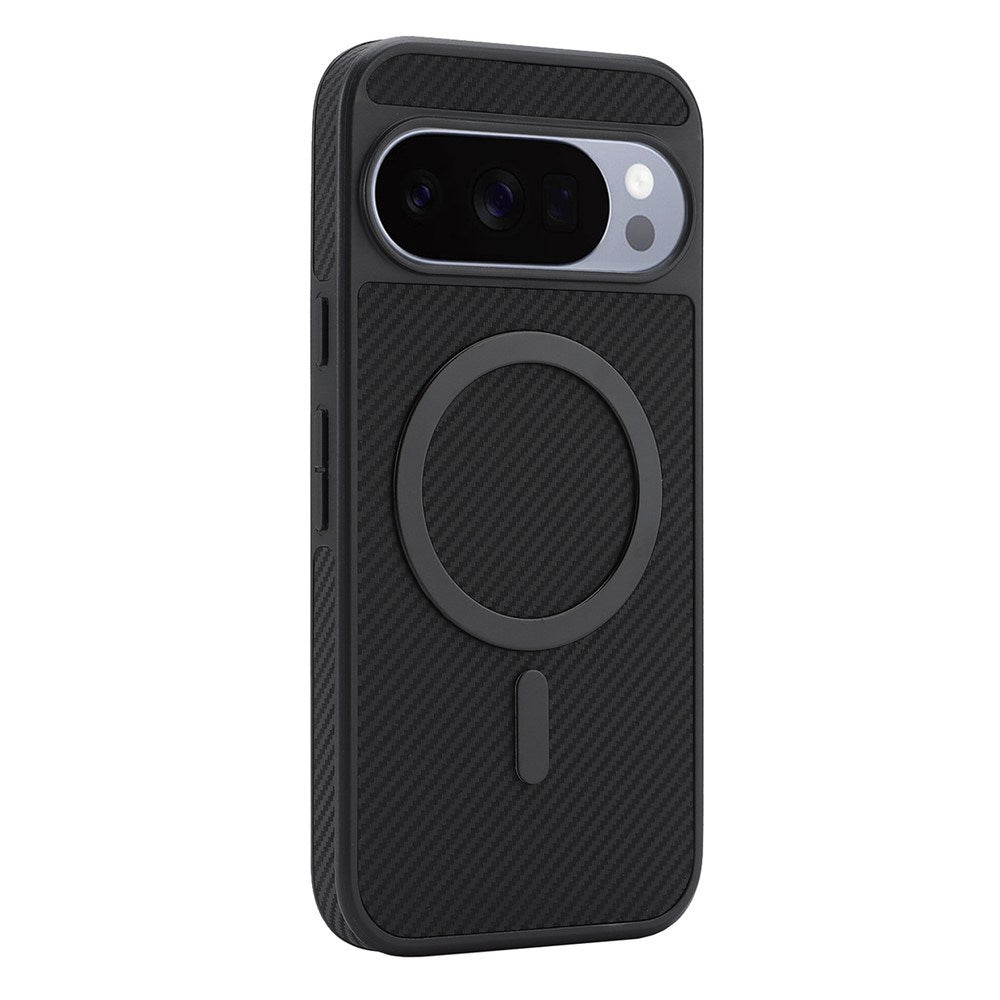 Google Pixel 11 / 11 Pro EIDERWOOD Case with Carbon Structure - MagSafe Compatible - Black