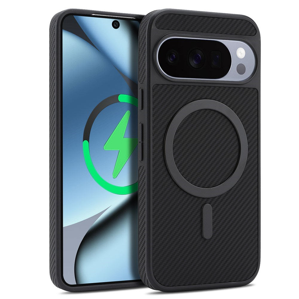 Google Pixel 11 Pro XL EIDERWOOD Case with Carbon Structure - MagSafe Compatible - Black