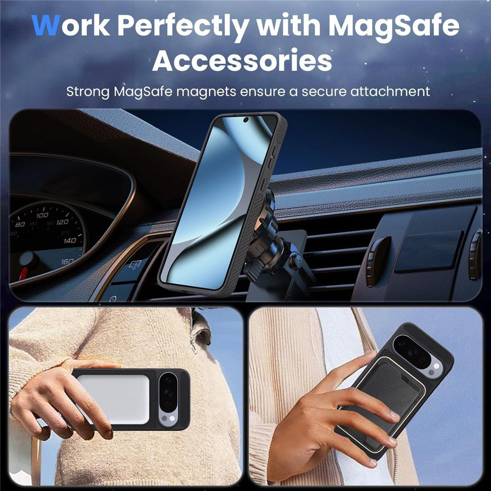Google Pixel 11 Pro XL EIDERWOOD Case with Carbon Structure - MagSafe Compatible - Black