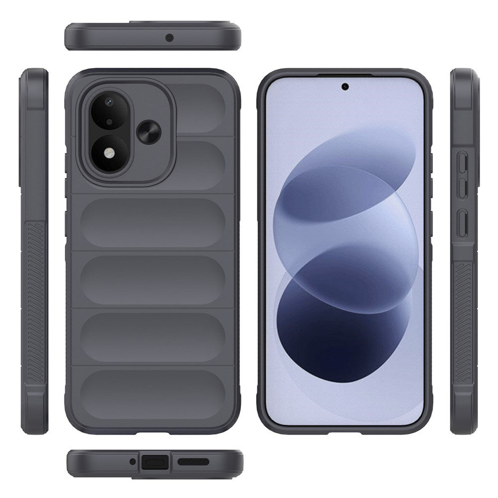 Xiaomi Redmi Note 17 (5G) EIDERWOOD Rugged Plastic Case - Grey