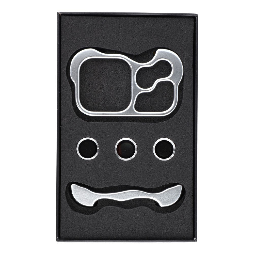 iPhone 18 Pro Two-Piece Metal Bumper Case - Silver