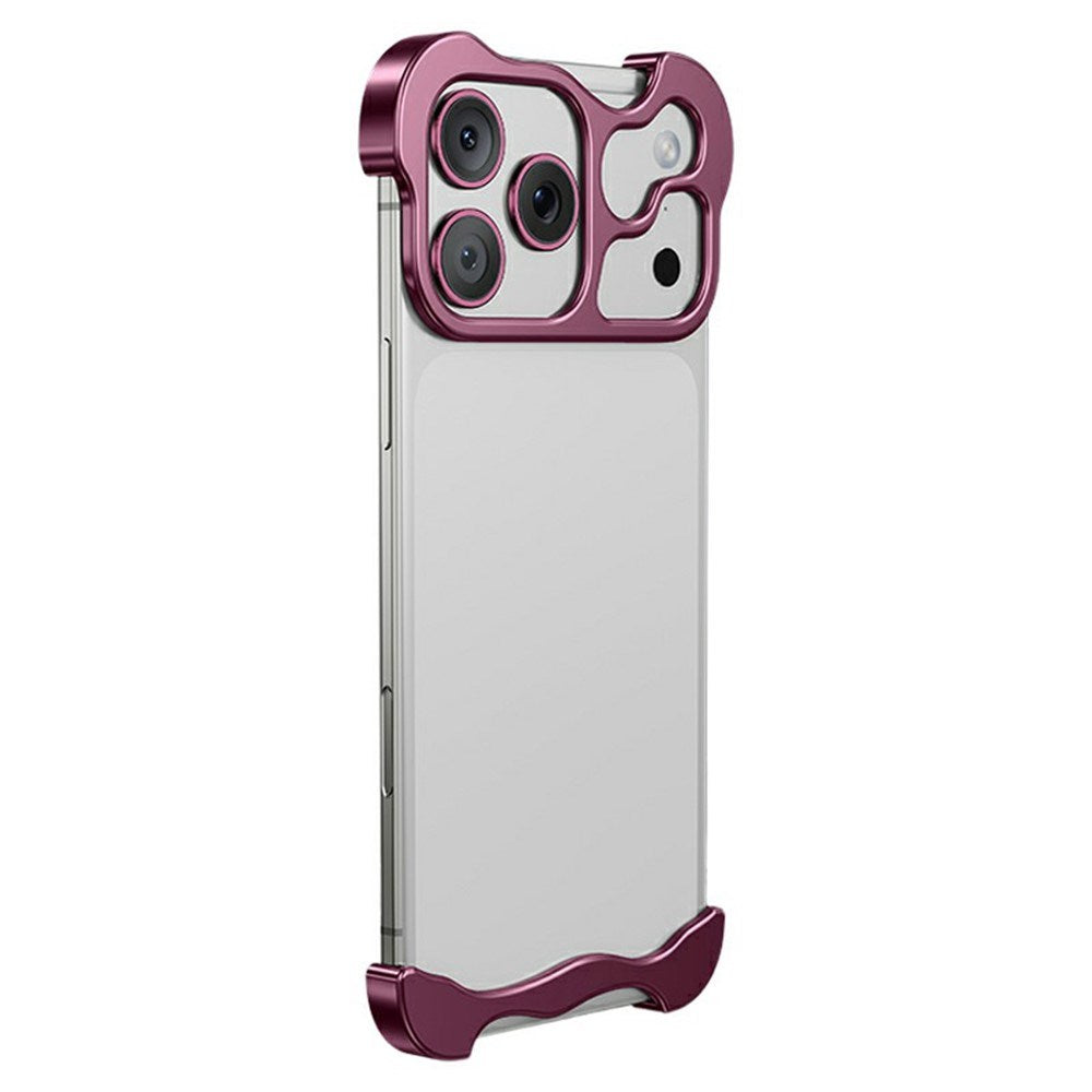 iPhone 18 Pro Two-Piece Metal Bumper Case - Purple