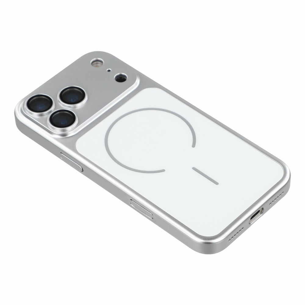 iPhone 18 Pro / 17 Pro EIDERWOOD Hard Plastic Case w. Camera Protector - MagSafe Compatible - Silver
