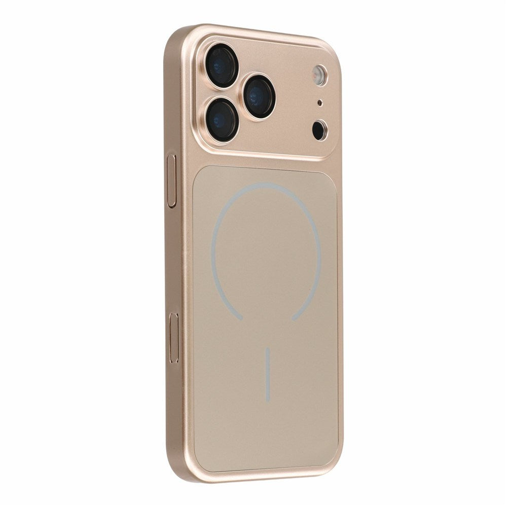 iPhone 18 Pro / 17 Pro EIDERWOOD Hard Plastic Case w. Camera Protector - MagSafe Compatible - Gold