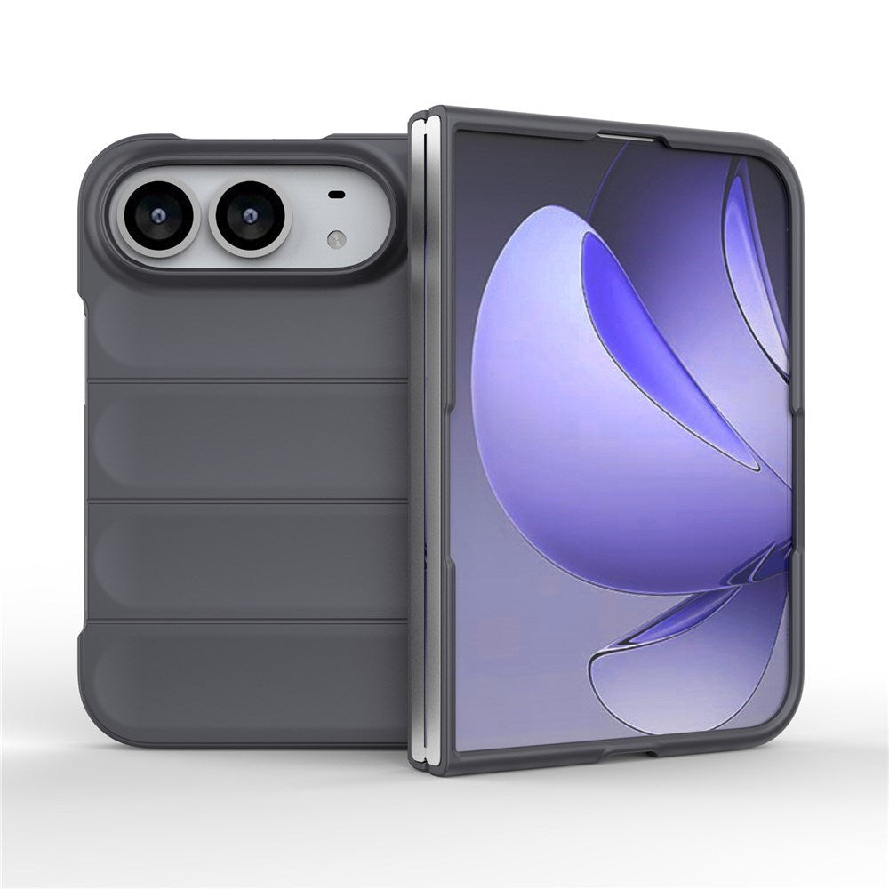 iPhone Fold EIDERWOOD Rugged Plastic Case - Dark Grey