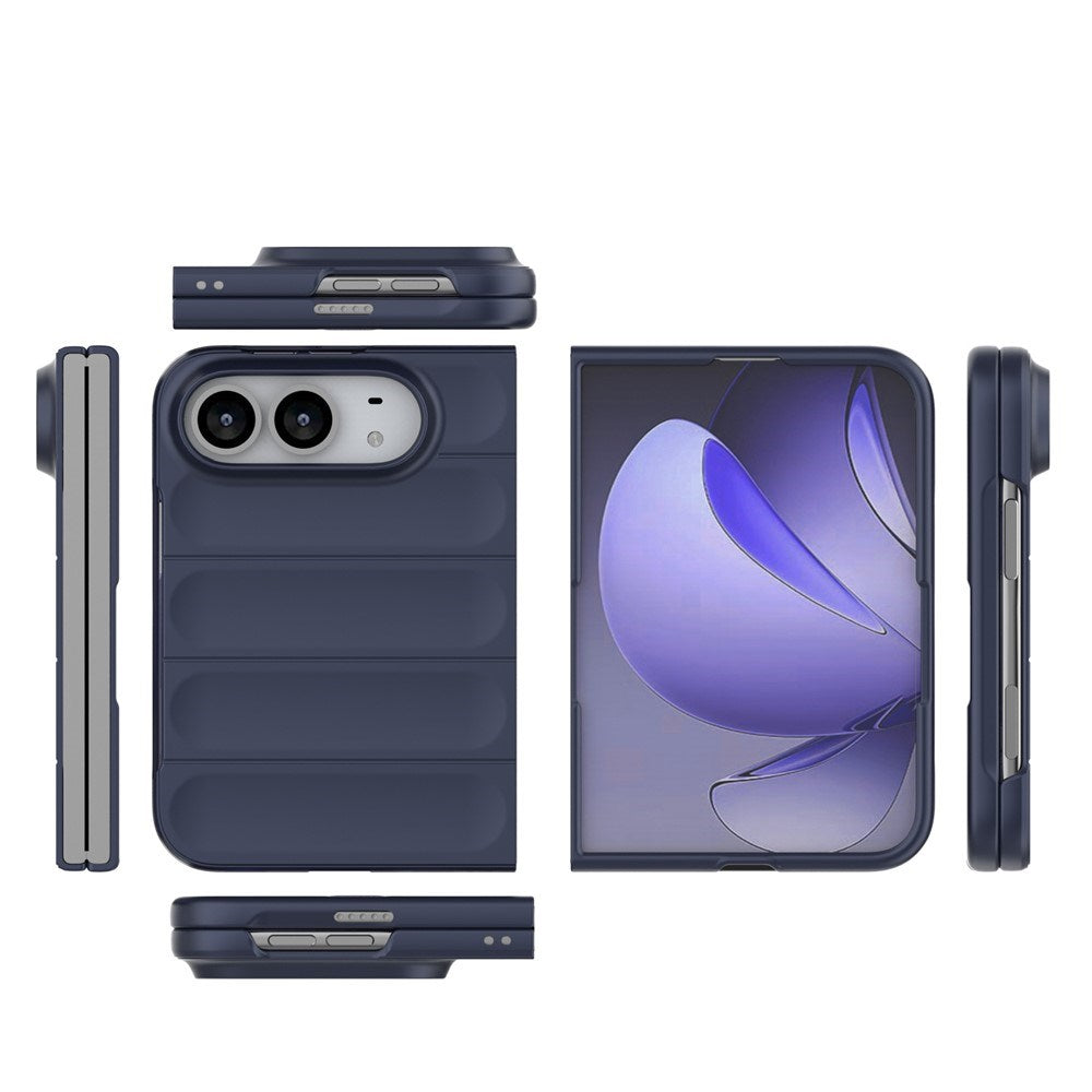 iPhone Fold EIDERWOOD Rugged Plastic Case - Dark Blue