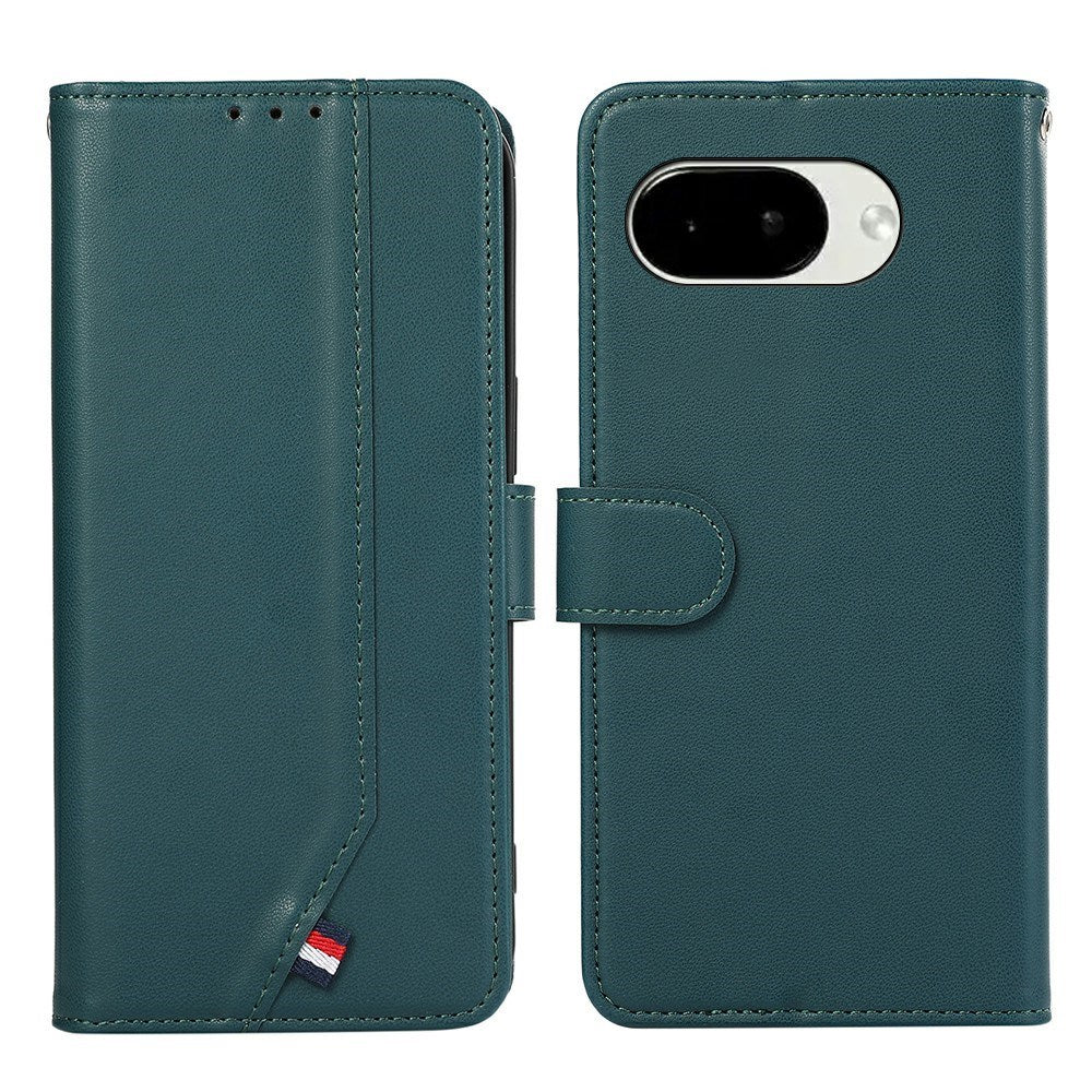 Google Pixel 11a EIDERWOOD Faux Leather Flip Case with RFID Blocking - Green