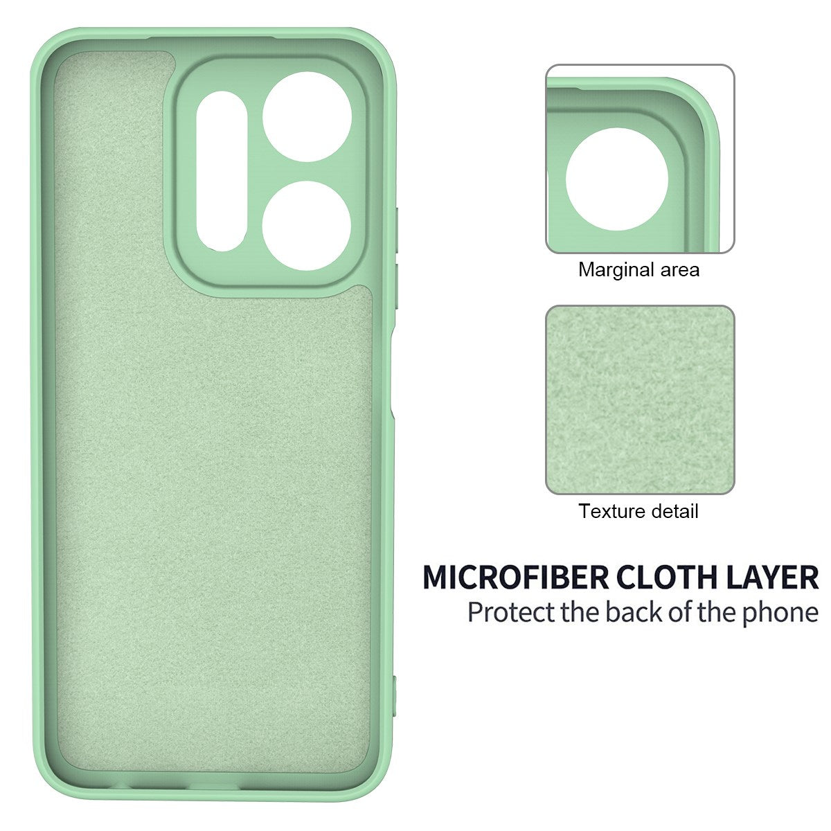 Xiaomi Redmi 17C (5G) EIDERWOOD Silicone Case w. Strap - Green