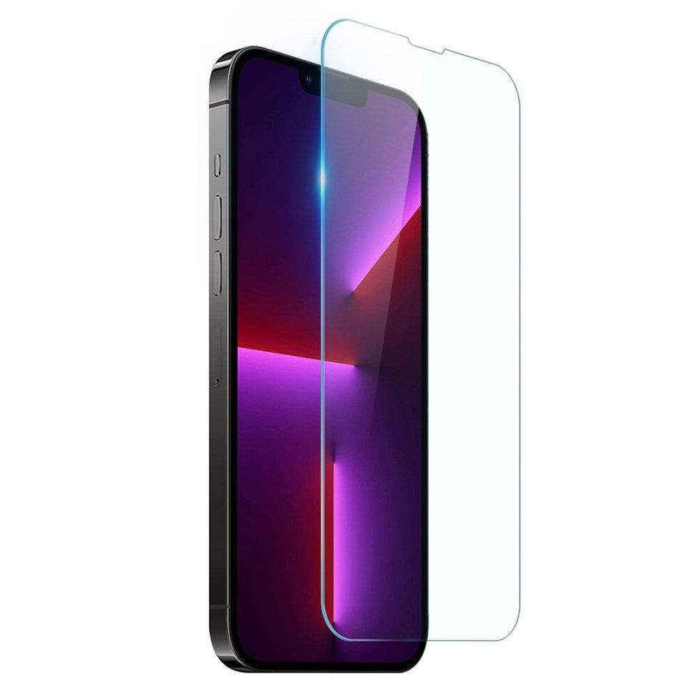 NORTHJO iPhone 13 Pro 2-in-1 Set Flexible Plastic Case with Tempered Glass Screen Protector - Transparent