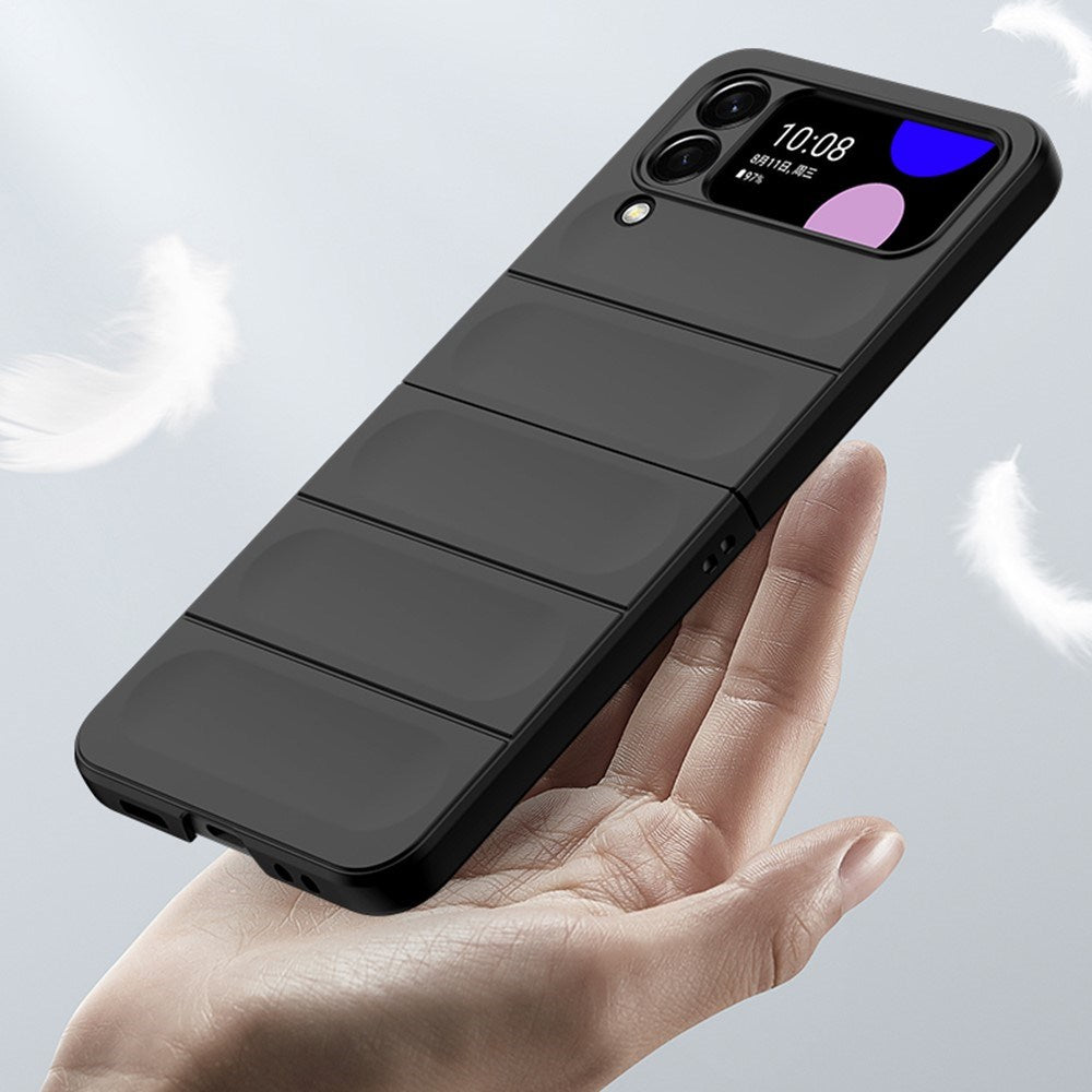 EIDERWOOD Samsung Galaxy Z Flip3 (5G) Hard Plastic Case with Grip - Black