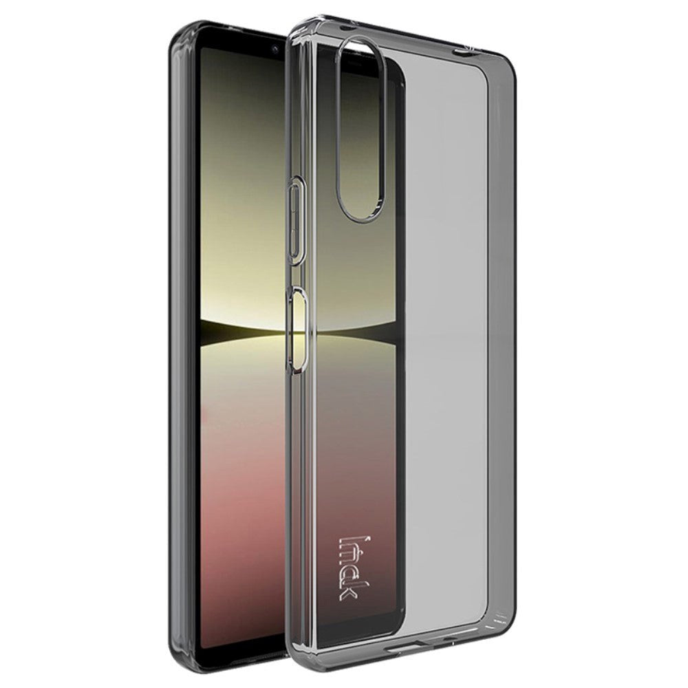 Sony Xperia 10 V IMAK Transparent Flexible Plastic Case - Black