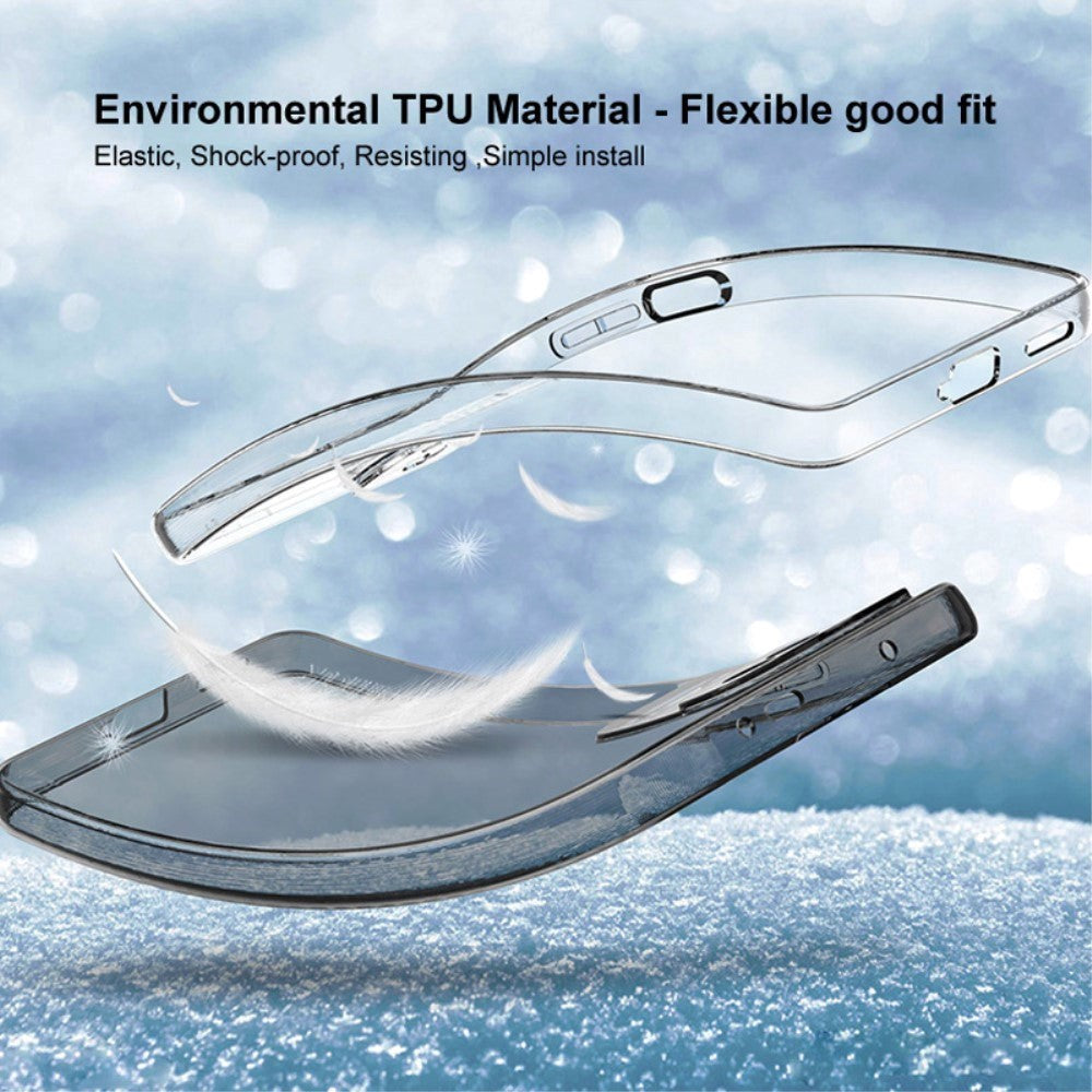 Sony Xperia 10 V IMAK Transparent Flexible Plastic Case - Black