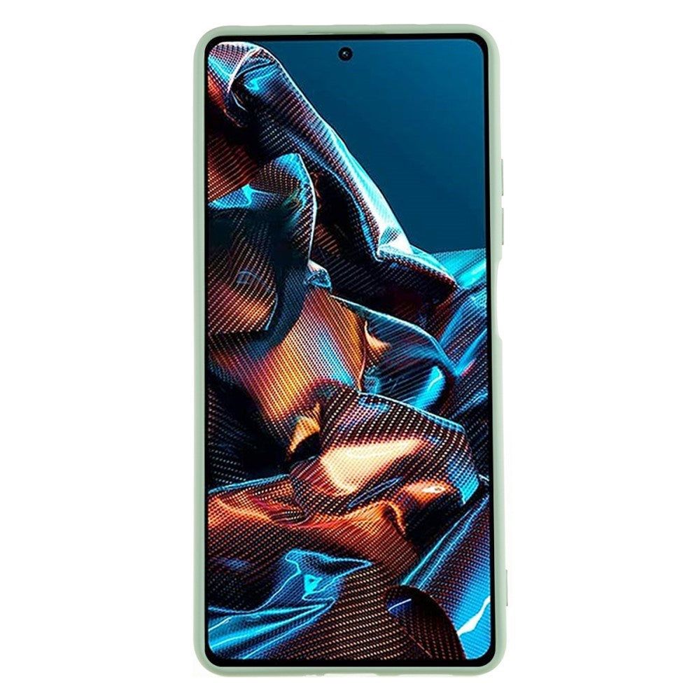 EIDERWOOD Xiaomi Poco X5 Pro (5G) Lined Flexible Plastic Case - Green