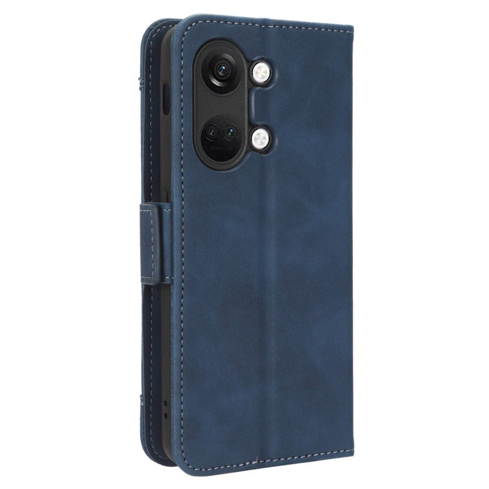 OnePlus Nord 3 (5G) Leather Flip Case w. Large Wallet - Blue