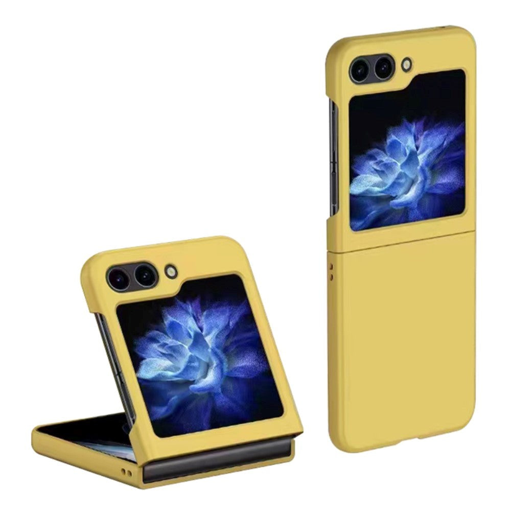Samsung Galaxy Z Flip5 (5G) Rubberized Hard Plastic Case - Yellow