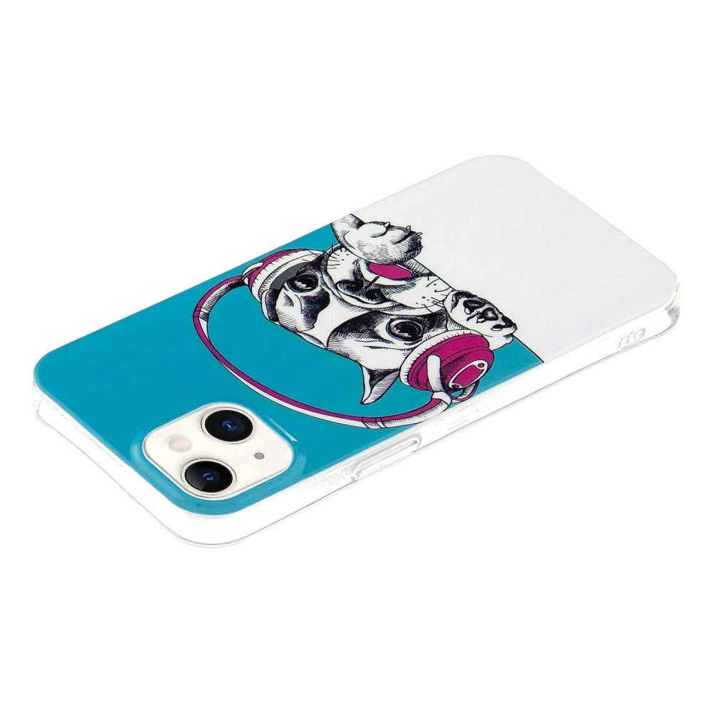 iPhone 15 Luminescent Flexible Case of Plastic w. Print - Frenchie