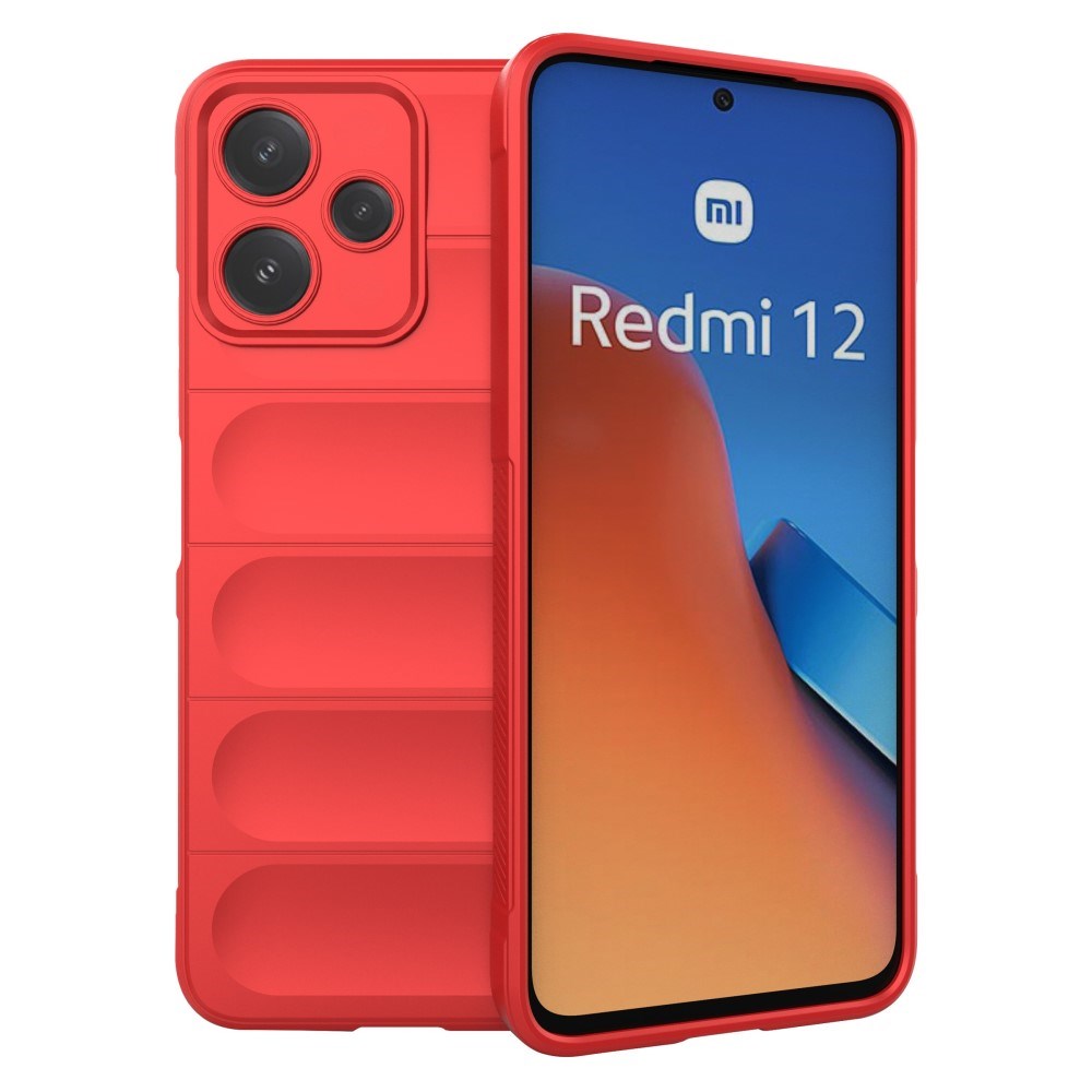 EIDERWOOD Xiaomi Redmi 12 (5G) / Poco M6 Pro (5G) Flexible Plastic Case - Red