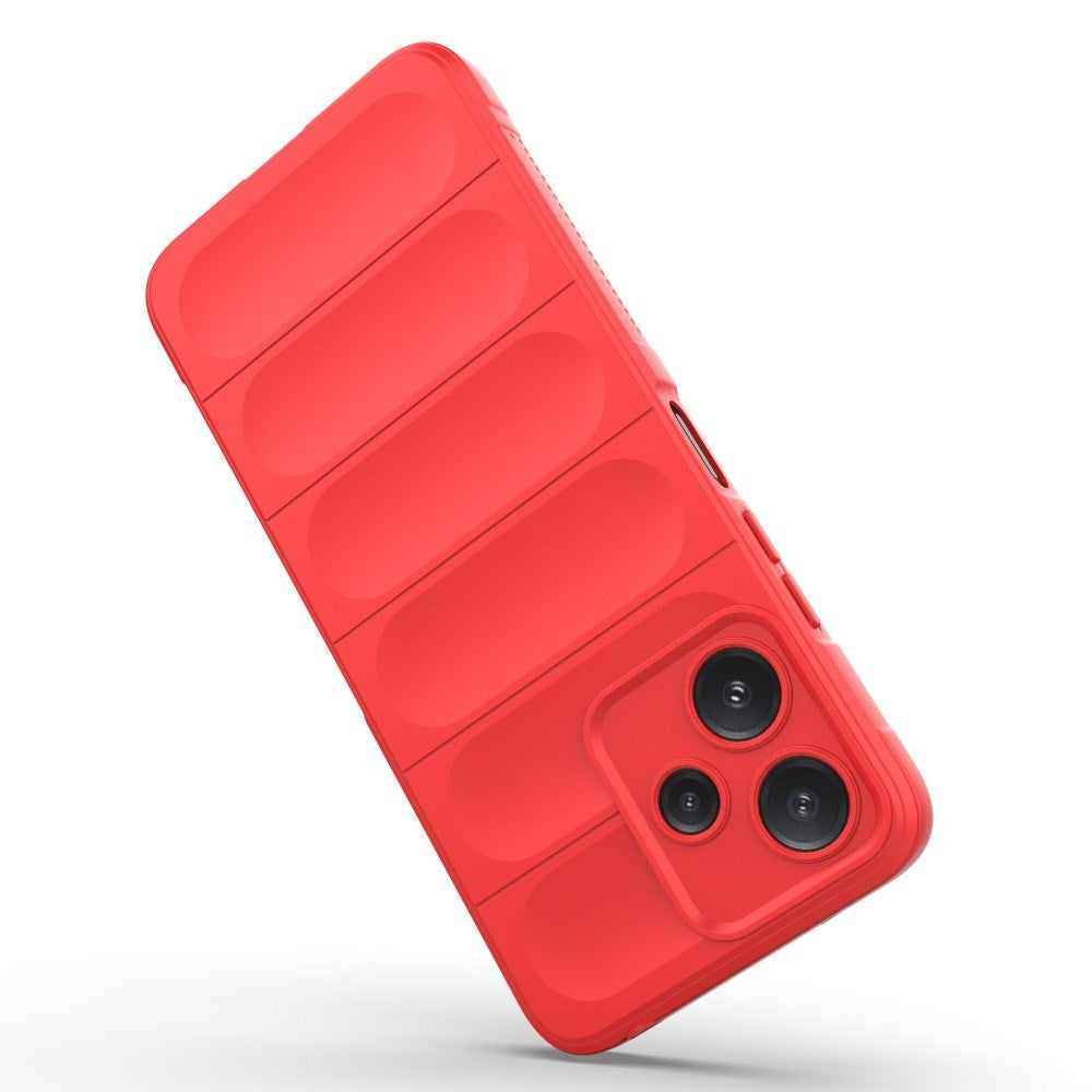 EIDERWOOD Xiaomi Redmi 12 (5G) / Poco M6 Pro (5G) Flexible Plastic Case - Red
