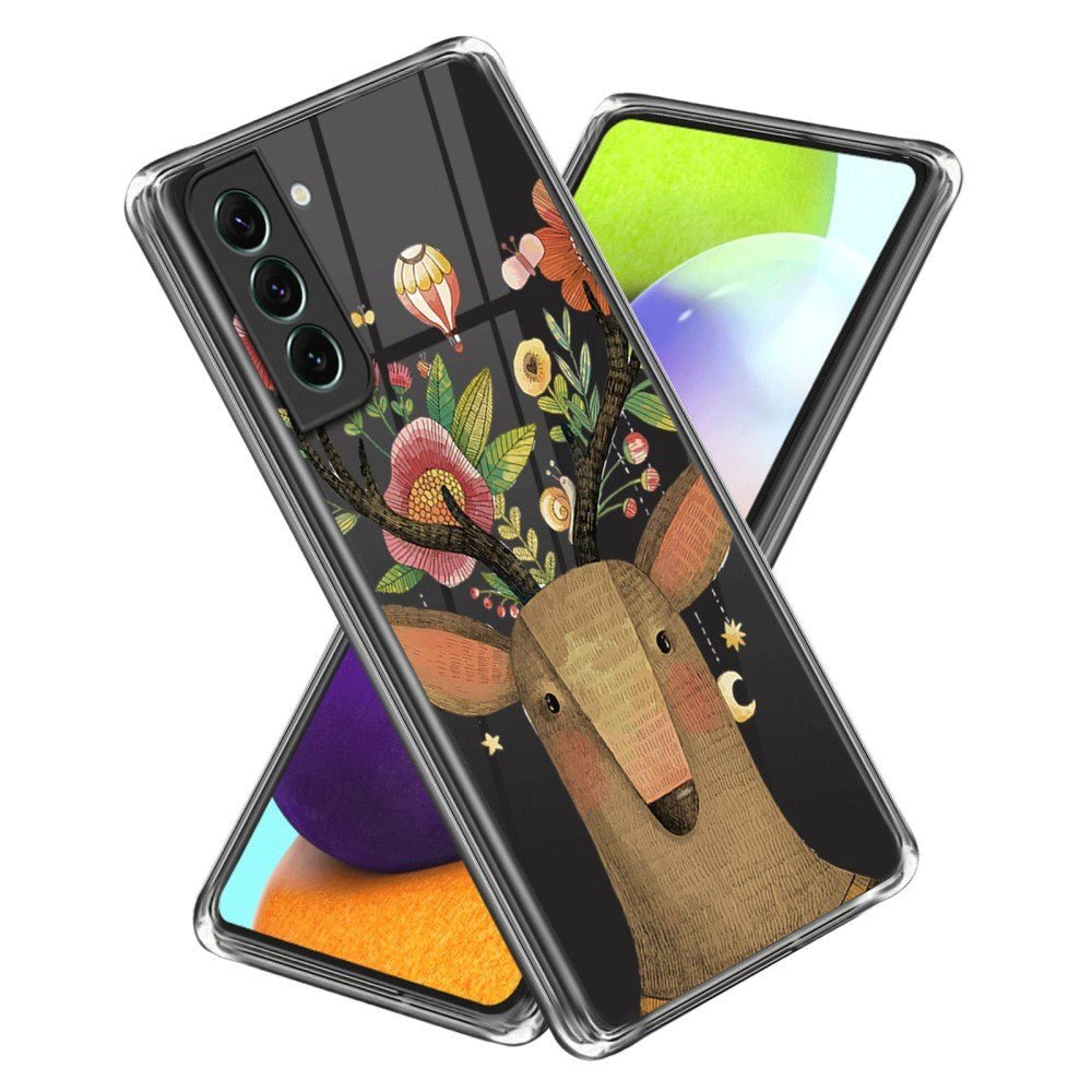 Samsung Galaxy S24 Plastic Transparent Case w. Motive - Deer