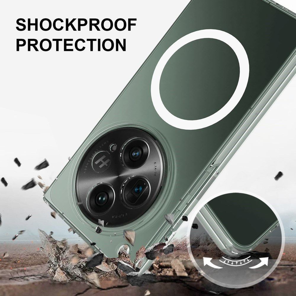 EIDERWOOD OnePlus Open Hard Plastic Case - MagSafe Compatible - Transparent