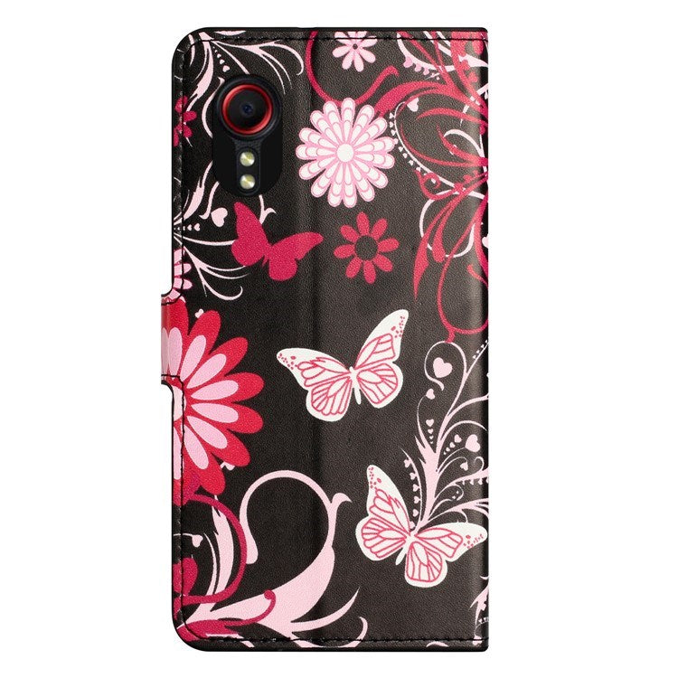 EIDERWOOD Samsung Galaxy Xcover 7 Flip Case with Card Holder & Stand Function - Butterflies