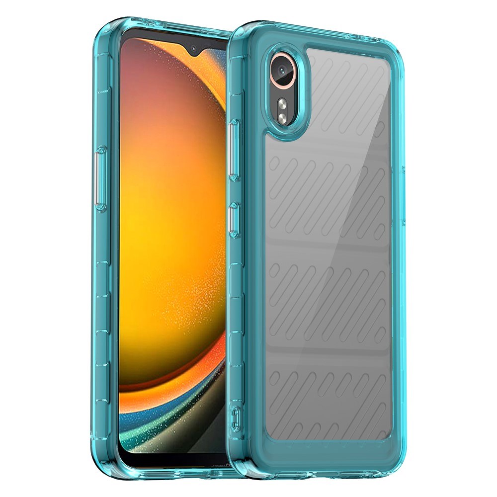 EIDERWOOD Samsung Galaxy Xcover 7 Hybrid Plastic Case - Transparent / Turquoise
