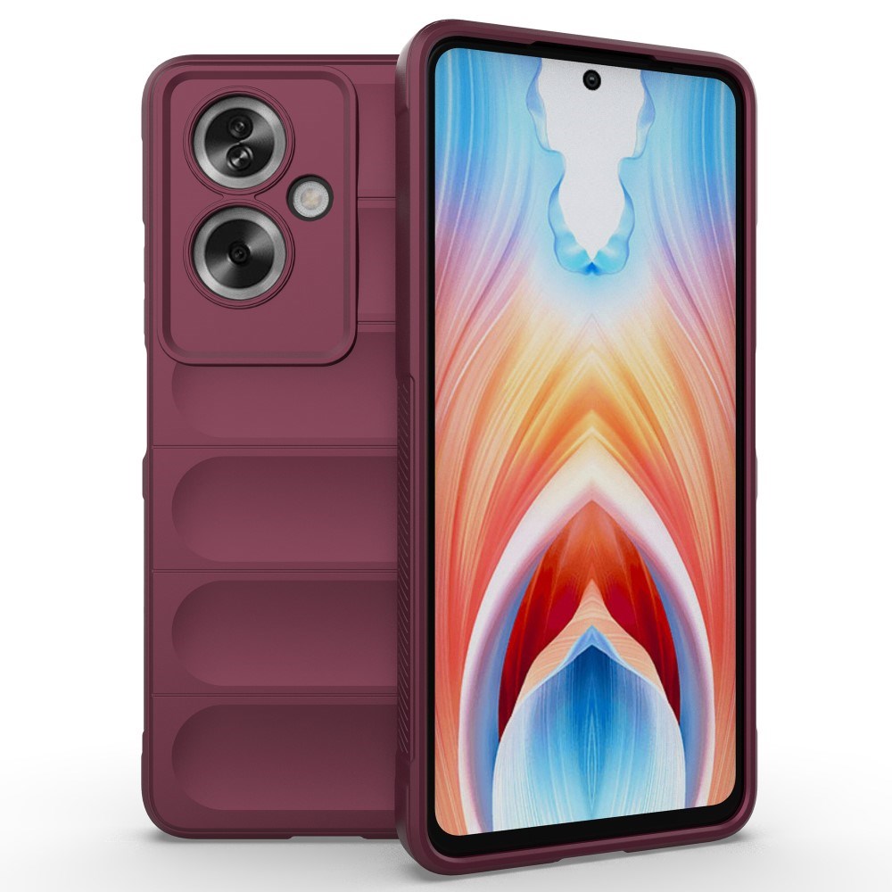 EIDERWOOD OPPO A79 (5G) / A2 (5G) Flexible Plastic Case - Wine Red