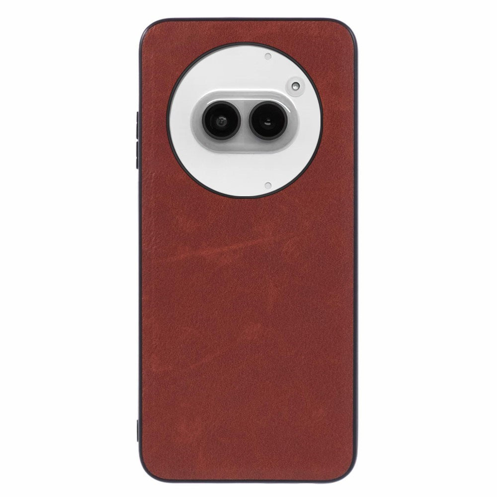 EIDERWOOD Nothing Phone (2a) / (2a) Plus Leather Case m. Flexible Plastic Edges - Brown