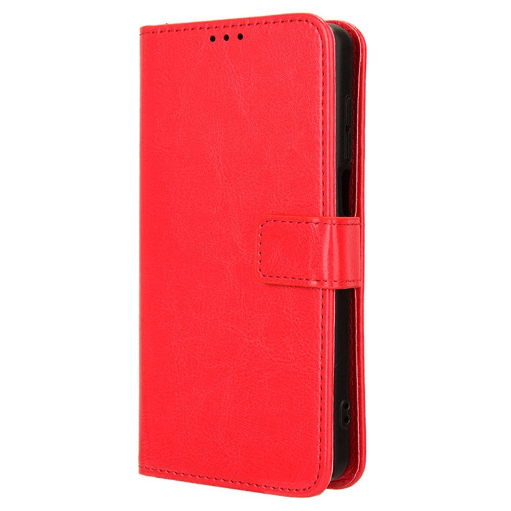EIDERWOOD TCL 501 Faux Leather Flip Case with Stand & Wallet - Red