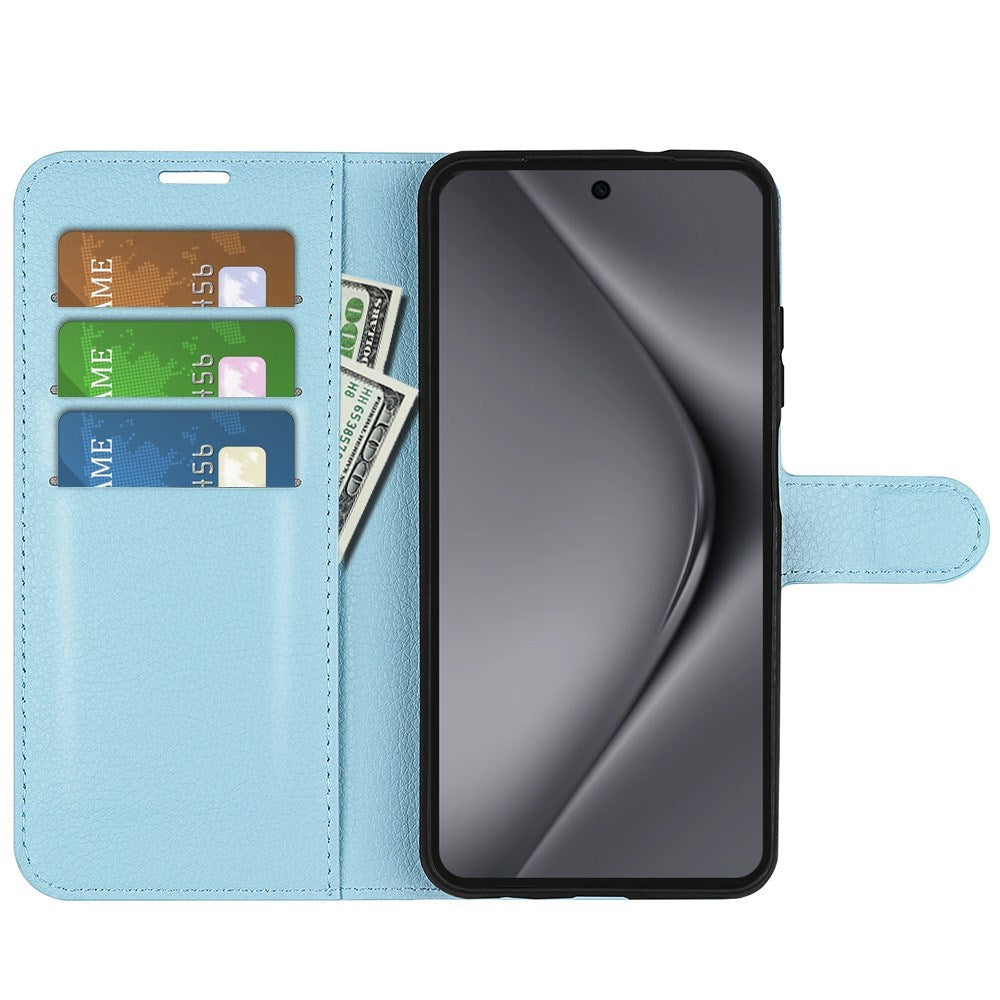 EIDERWOOD Huawei Pura 70 Pro / 70 Pro+ (Plus) Faux Leather Flip Case with Cardholder & Stand Function - Blue