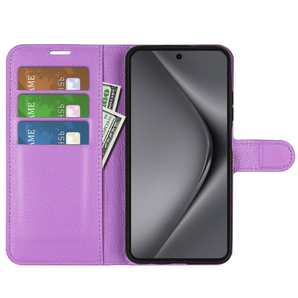 EIDERWOOD Huawei Pura 70 Pro / 70 Pro+ (Plus) Faux Leather Flip Case with Cardholder & Stand Function - Purple