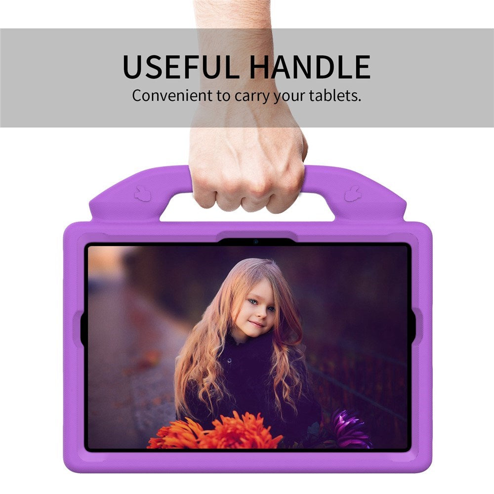 Samsung Galaxy Tab A11+ (Plus) / A9+ (Plus) EIDERWOOD Kids Case - Thumb Kickstand Case - Purple
