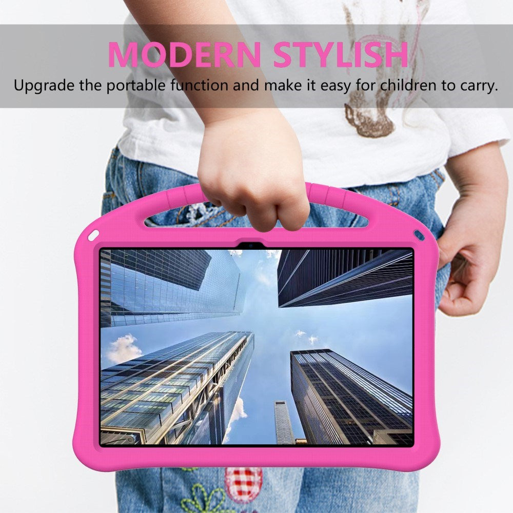 EIDERWOOD Lenovo Idea Tab Pro Anti-Drop Tablet Case with Handle and Kickstand - Pink