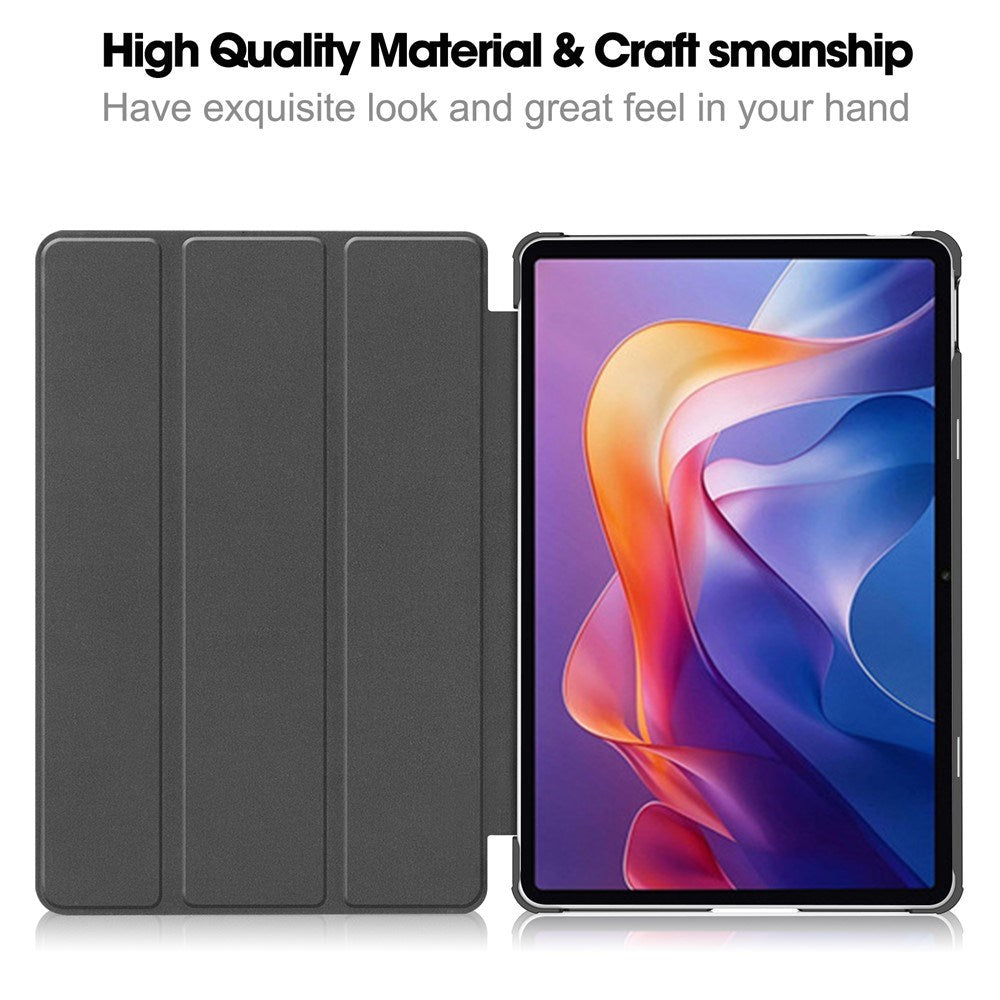 Xiaomi Redmi Pad 2 EIDERWOOD Leather Flip Case - Rose Gold