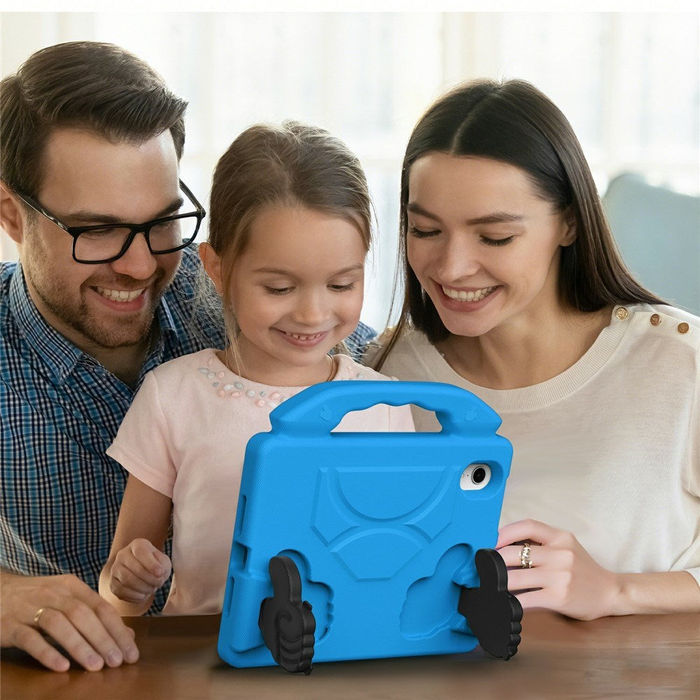 EIDERWOOD iPad Mini (2024 / 2021) Kids Case with Thumb Kickstand - Blue