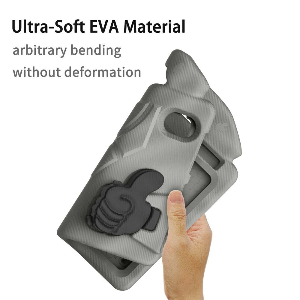 EIDERWOOD iPad Mini (2024 / 2021) Kids Case with Thumb Kickstand - Grey