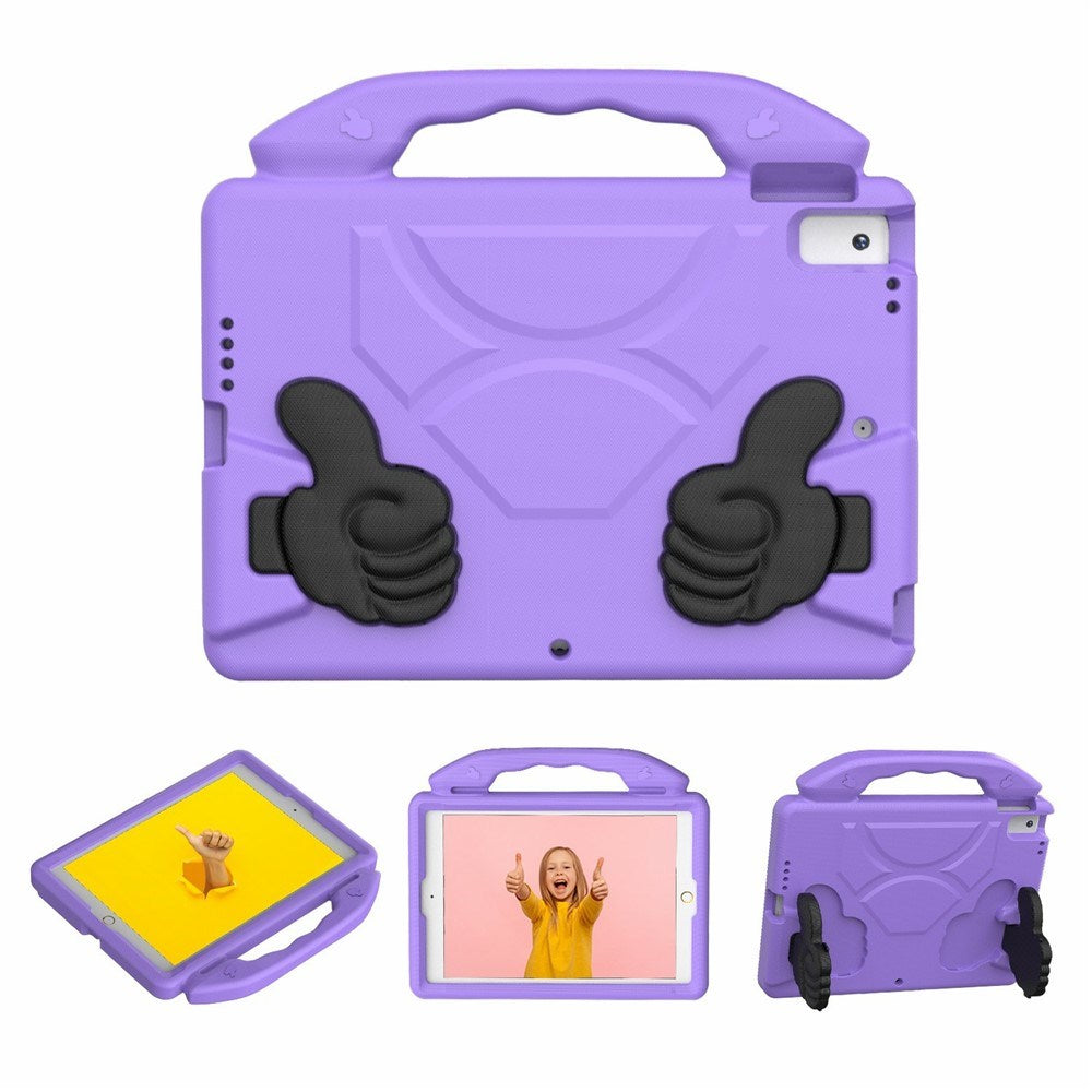 EIDERWOOD iPad 10.2" (2021 / 2020 / 2019) / Air (2019) Kids Case with Thumb Kickstand - Purple