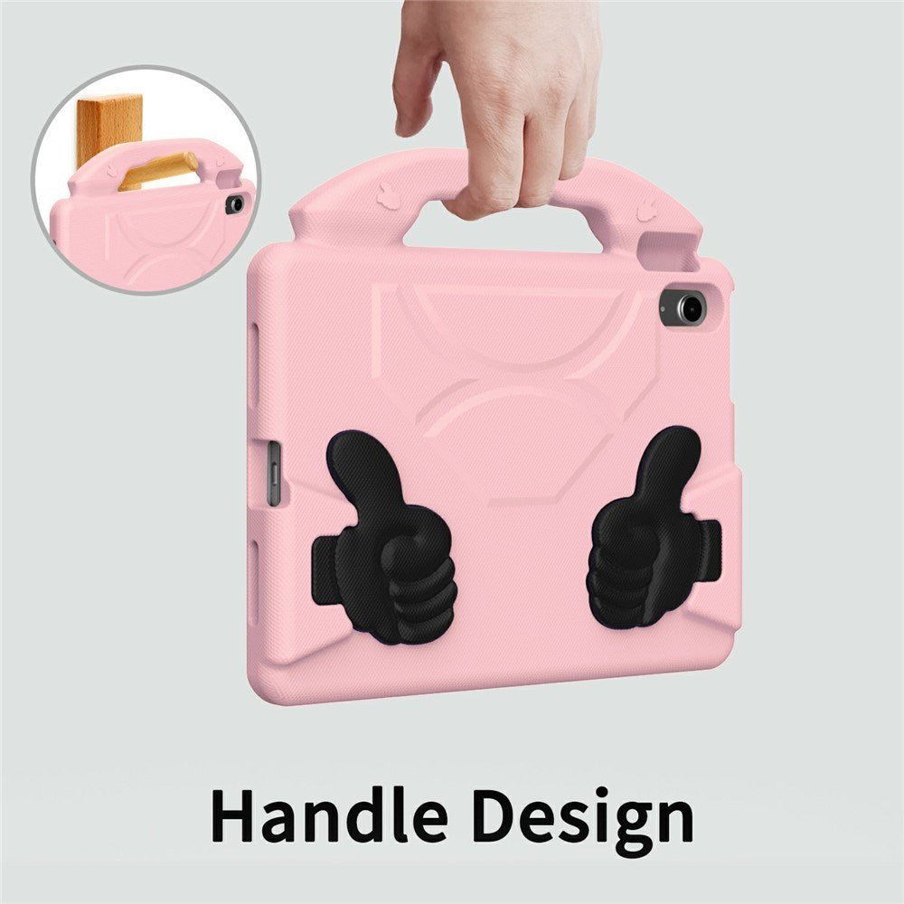 EIDERWOOD iPad 11" (2025) / Air 11" (2025 / 2024) / 10.9" (2024 / 2022) Kids Case with Thumb Kickstand - Pink