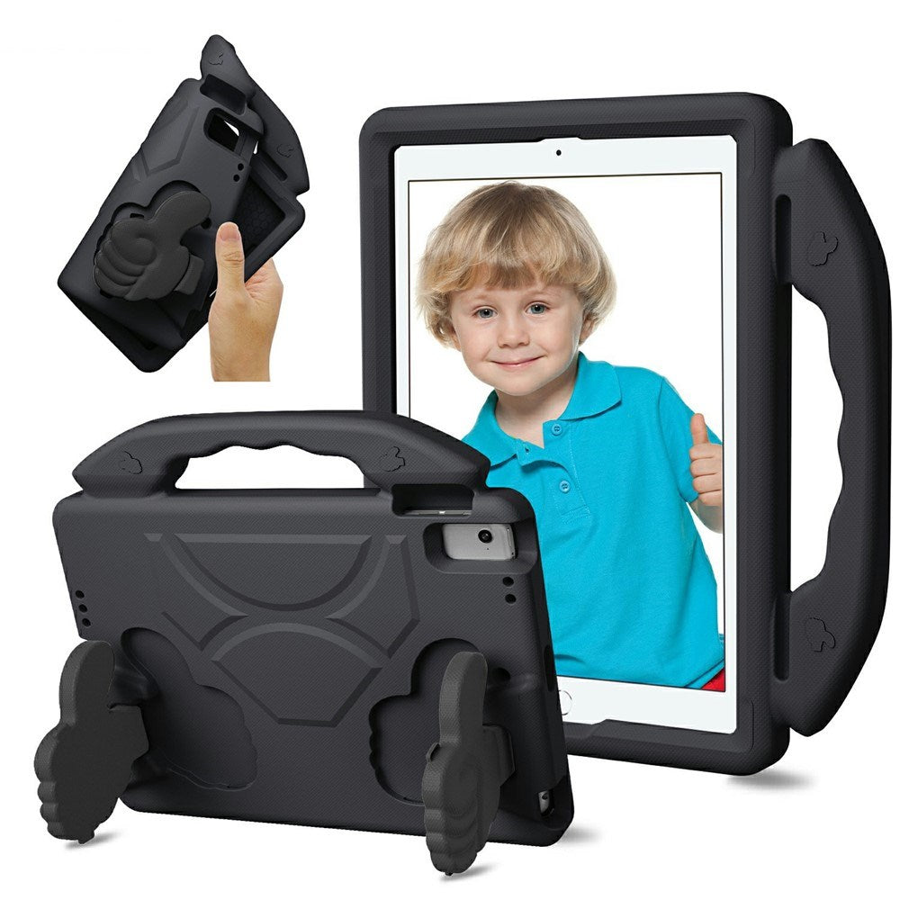 EIDERWOOD iPad 9.7" (2018 / 2017) / Air 2 / Air Kids Case with Thumb Kickstand - Black