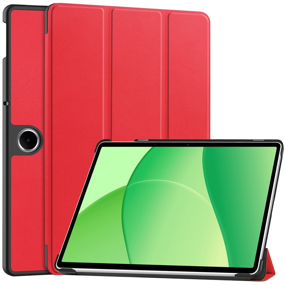 OnePlus Pad Lite EIDERWOOD Leather Flip Case with Stand Function - Red