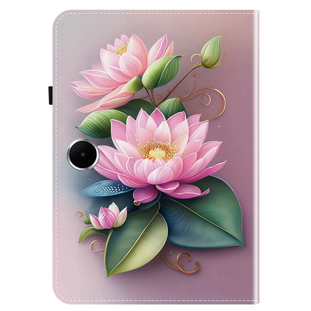 OnePlus Pad Lite EIDERWOOD Leather Flip Case with Motif - Lotus Flower