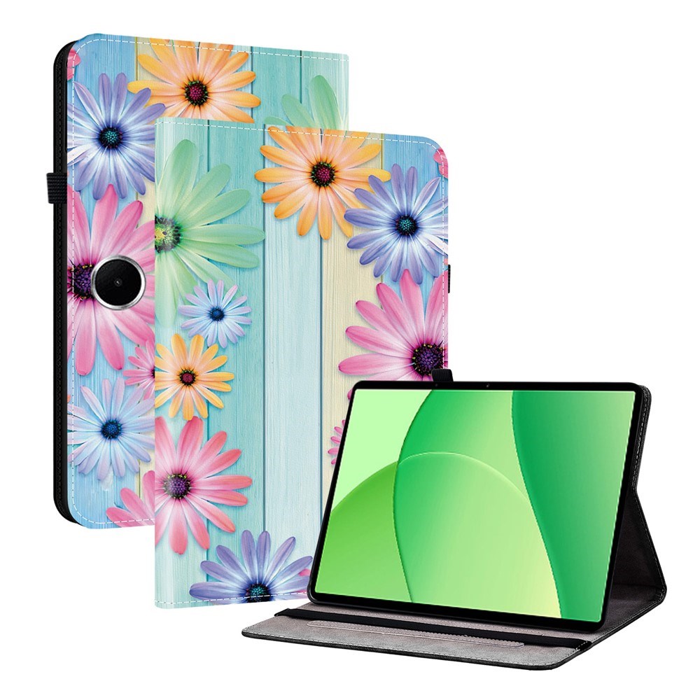 OnePlus Pad Lite EIDERWOOD Leather Flip Case with Motif - Flowers