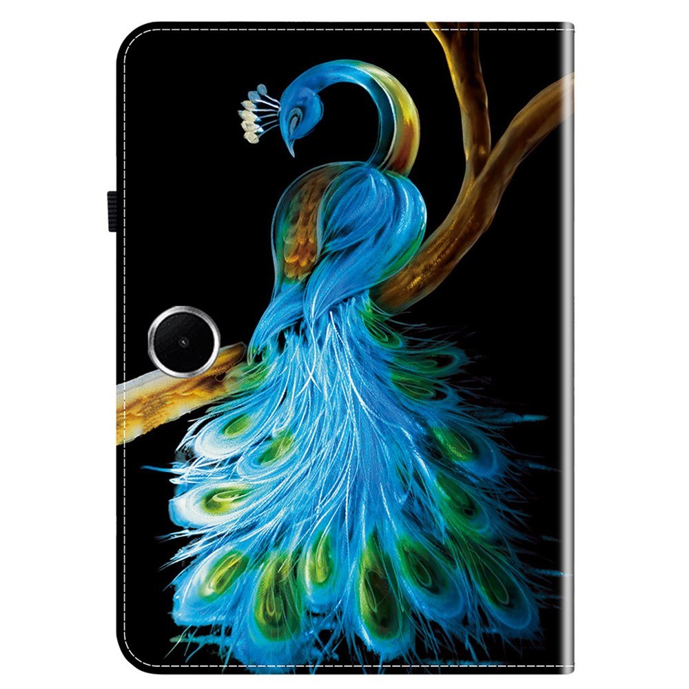 OnePlus Pad Lite EIDERWOOD Leather Flip Case with Motif - Peacock