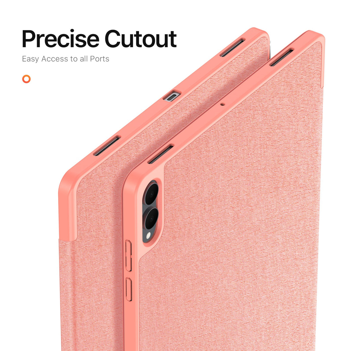 Samsung Galaxy Tab S11 Ultra DUX DUCIS DOMO Series Flip Case with Pen Holder - Pink