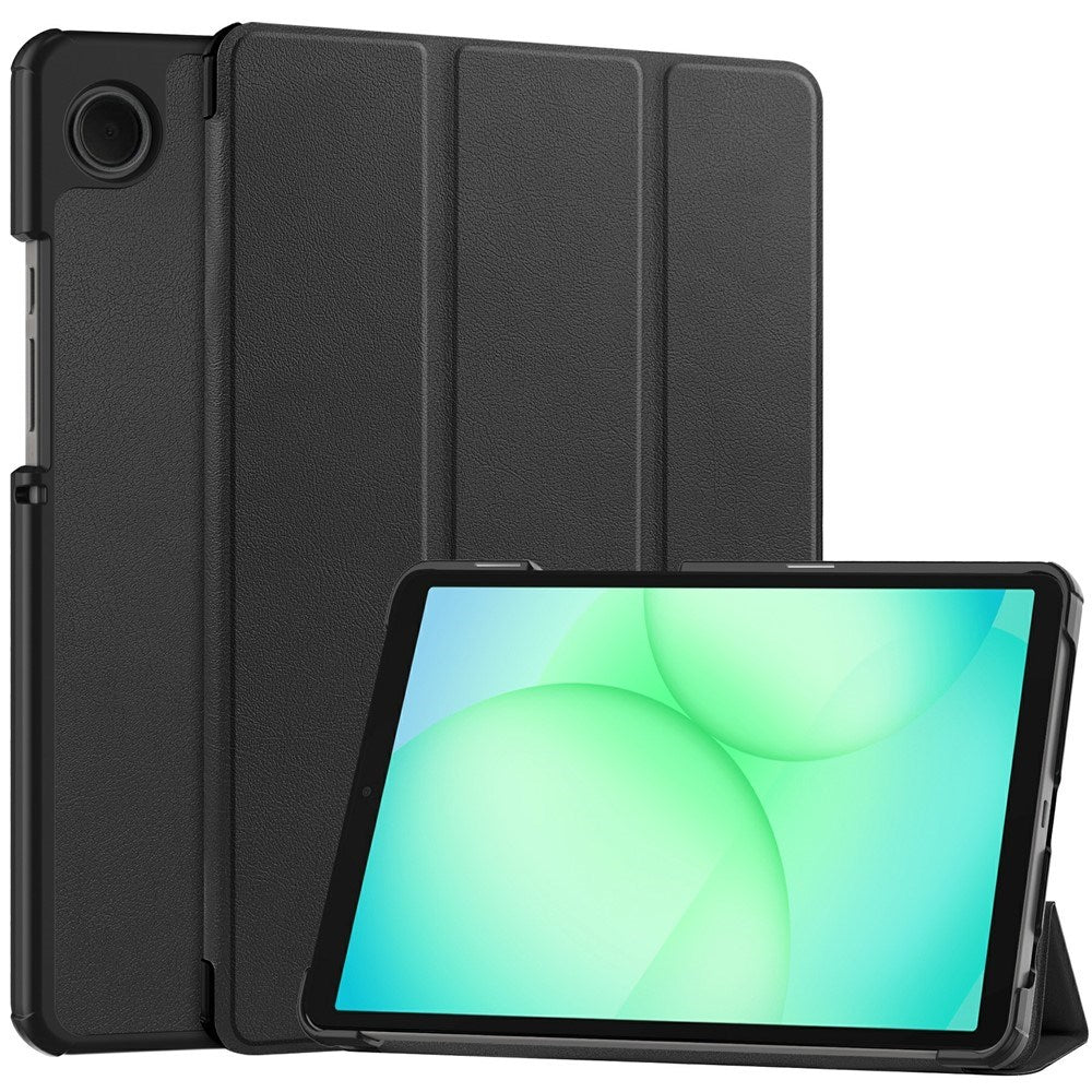 EIDERWOOD Samsung Galaxy Tab A11 Leather Case w. Stand - Black
