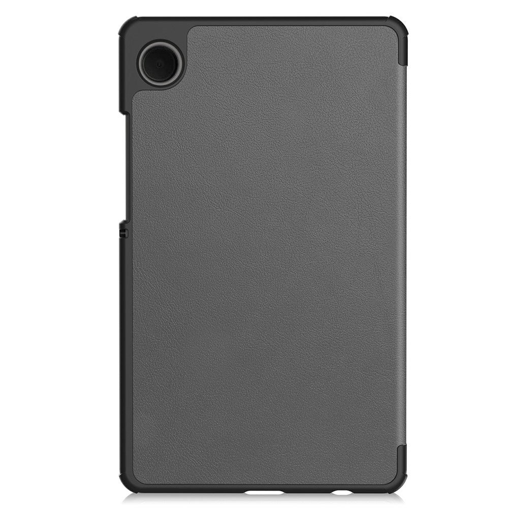 Samsung Galaxy Tab A11 EIDERWOOD Leather Case w. Stand - Grey