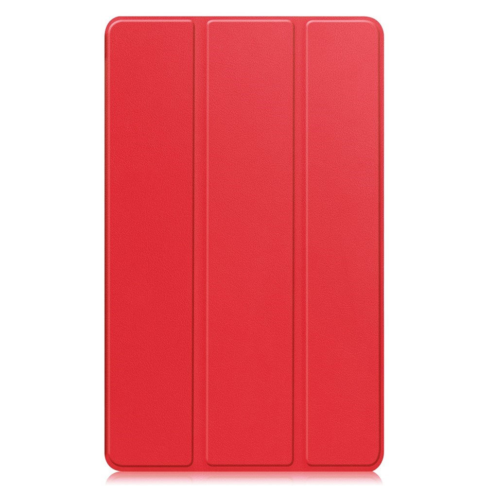 Samsung Galaxy Tab A11 EIDERWOOD Leather Case w. Stand - Red