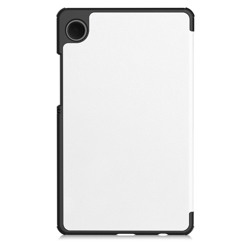 Samsung Galaxy Tab A11 EIDERWOOD Leather Case w. Stand - White