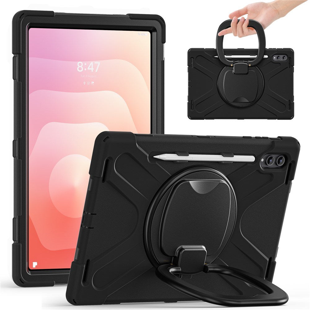 Samsung Galaxy Tab S12 Ultra / S11 Ultra EIDERWOOD Tough Case w. Kickstand - Black