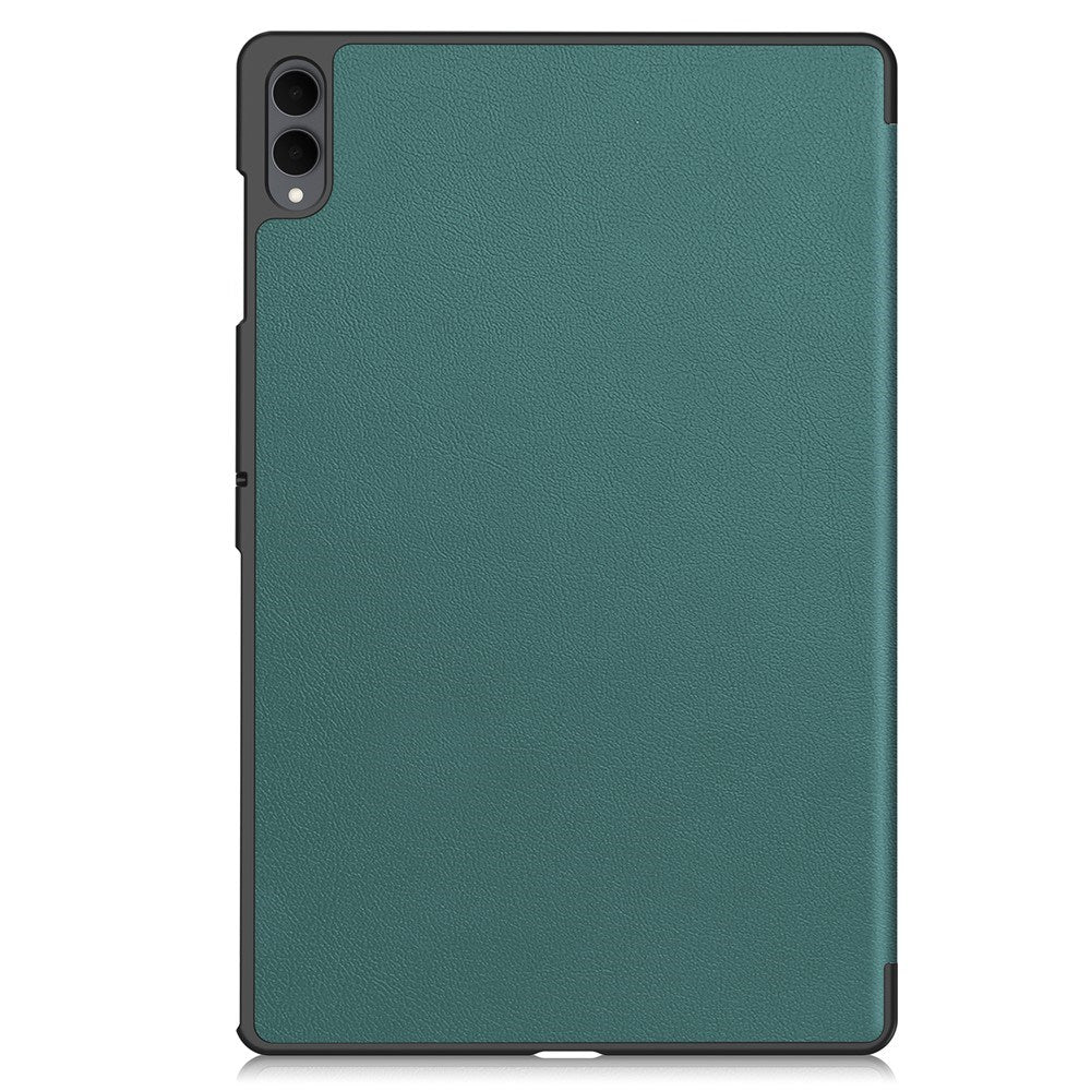 Samsung Galaxy Tab S11 Ultra EIDERWOOD Leather Case w. Stand - Green